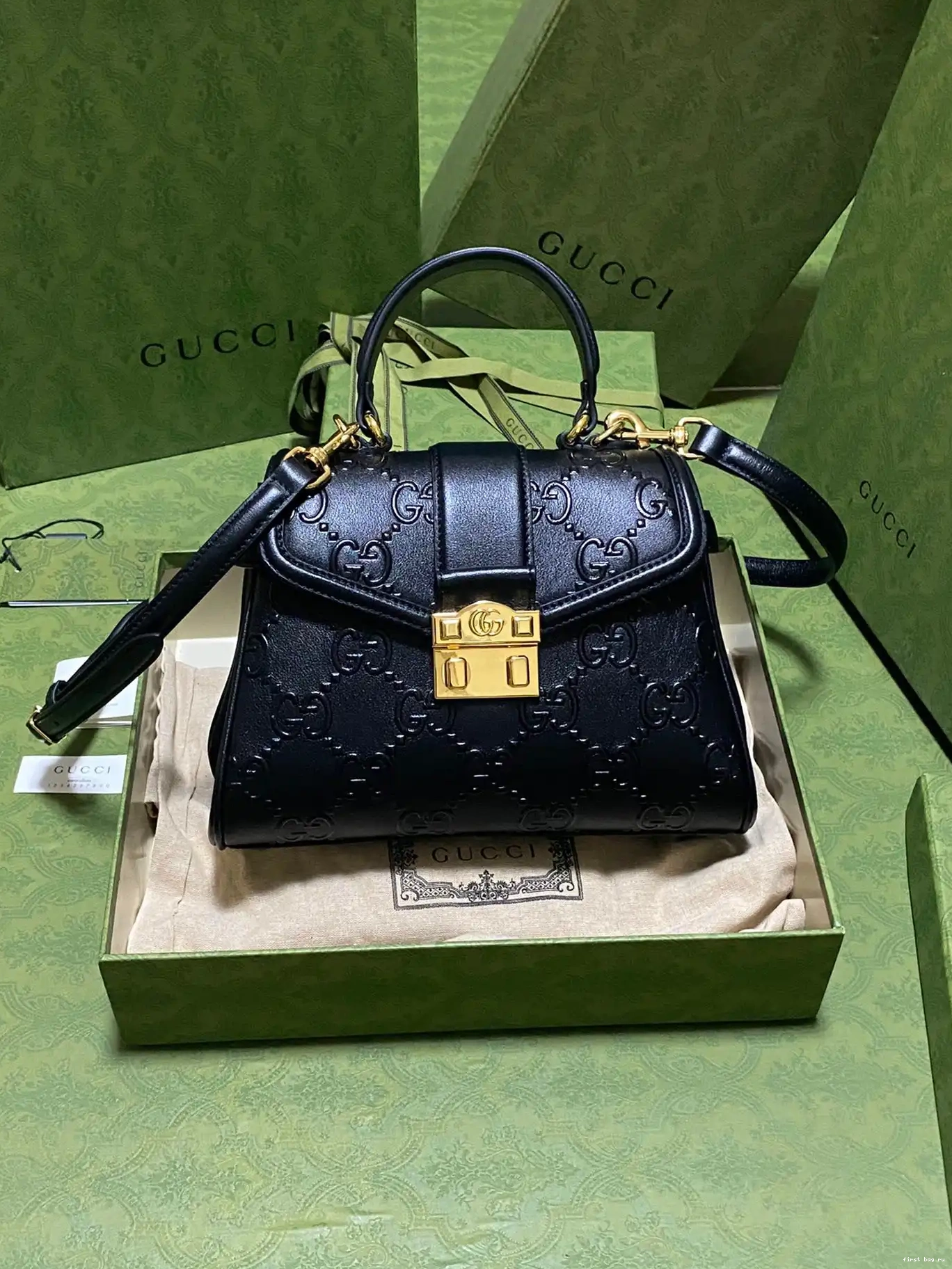 Firstbag ru GG bag handle Small top GUCCI 0615